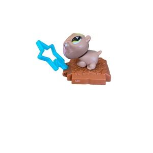 McDonalds Littlest Pet Shop Happy Meal 2006 LPS Backpack clips Hamster